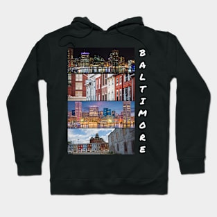 BALTIMORE CITY MARYLAND CITYSCAPE DESIGN Hoodie